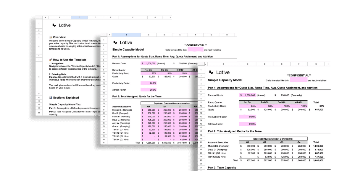 Sales Capacity Model