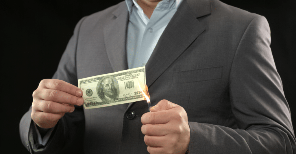 Productive capacity losing money