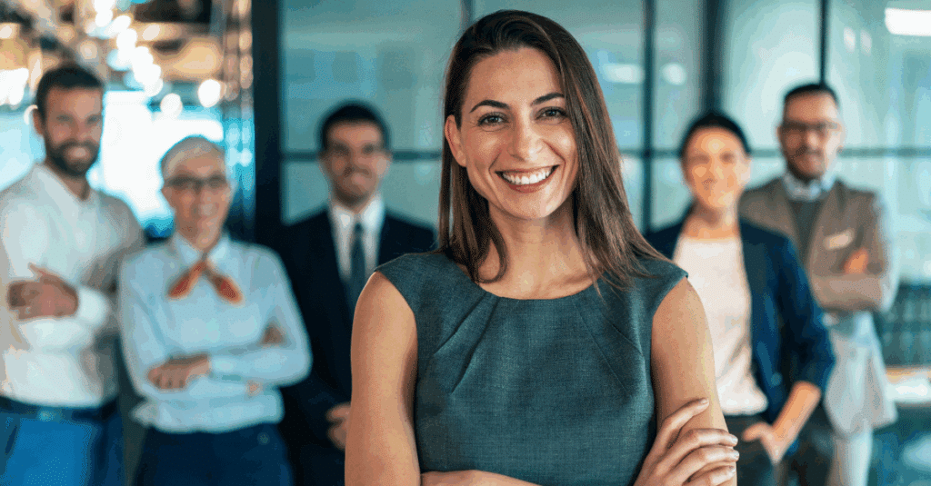 Sales Planning Playbook Feature Image, Happy Team Smiling