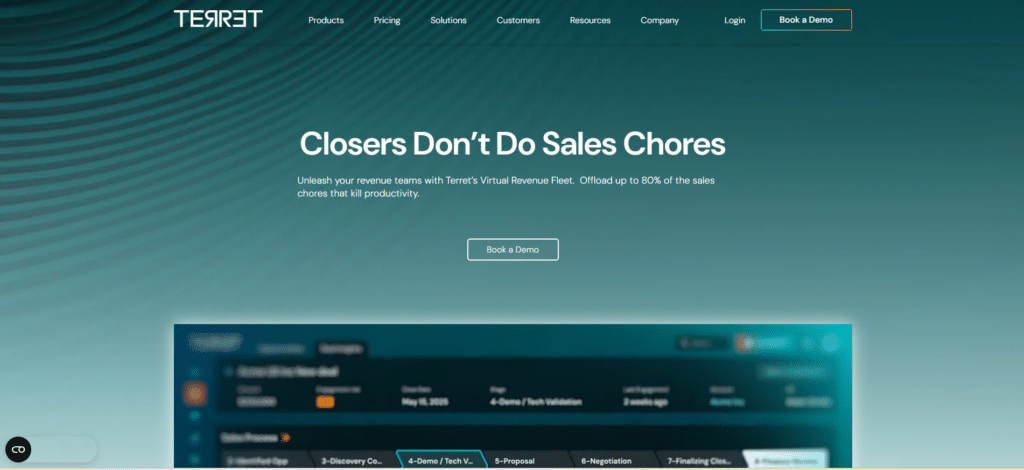 Terret home page