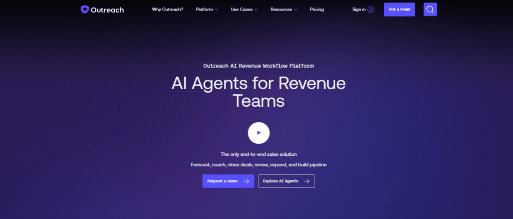 Outreach home page