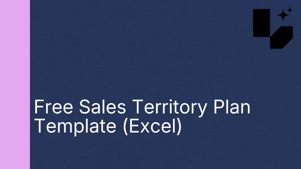 Free Sales Territory Plan Template (Excel) | Lative
