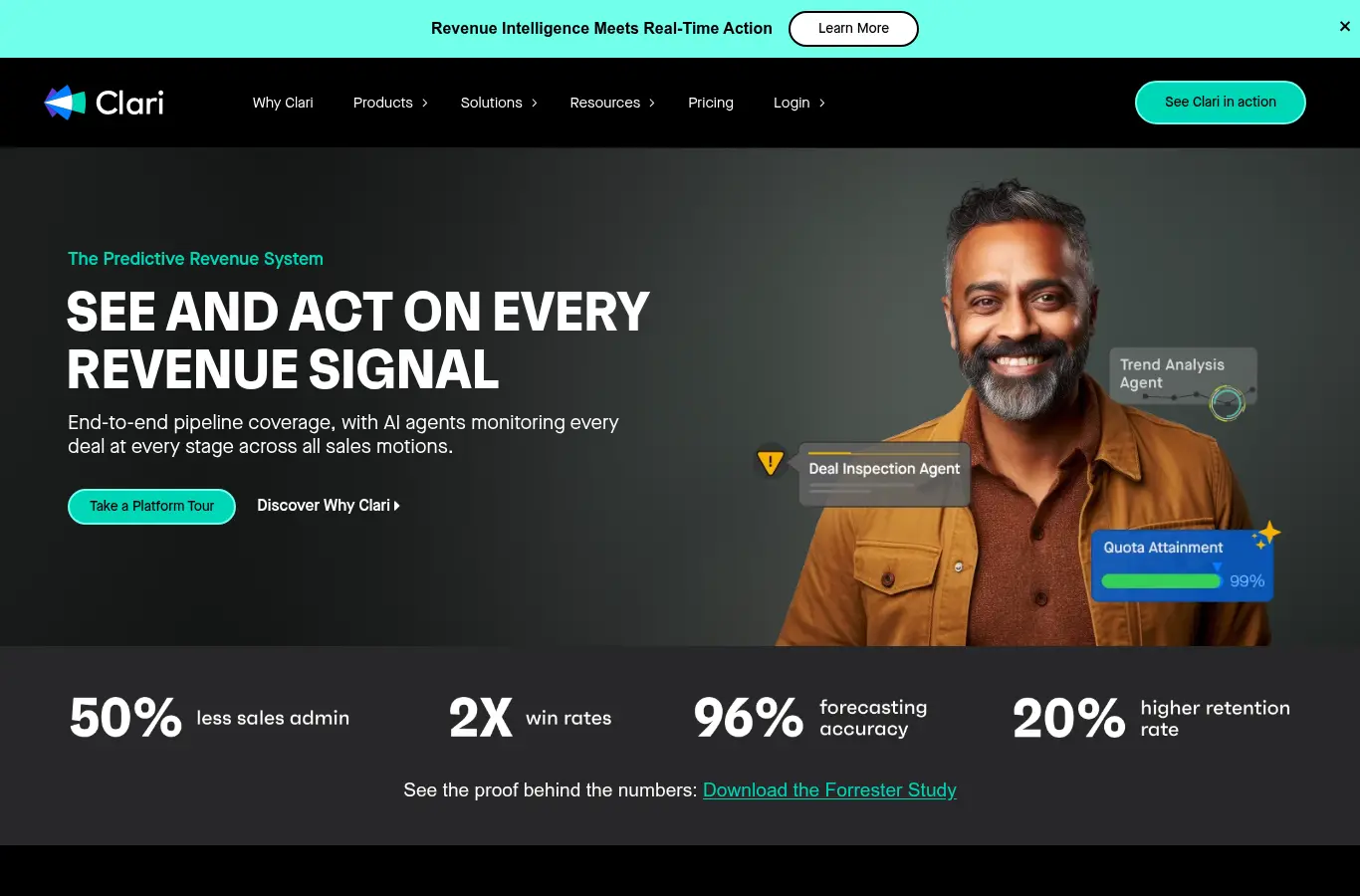 Clari website
