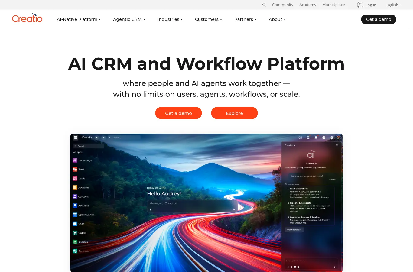 Creatio website