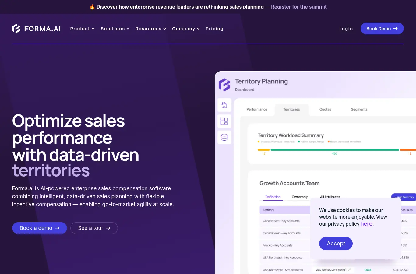 Forma.ai website