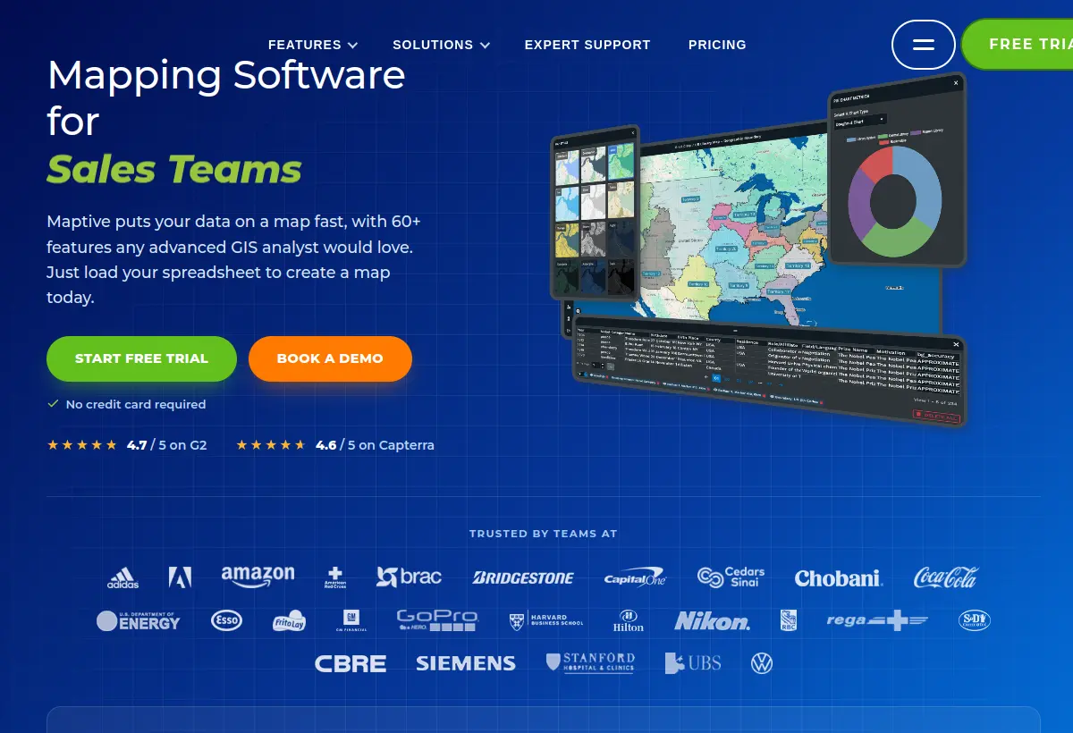 Maptive website