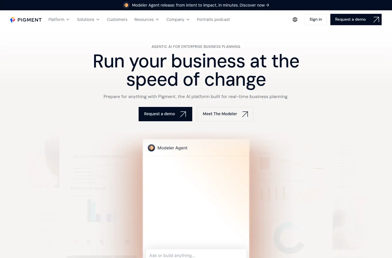 Pigment website
