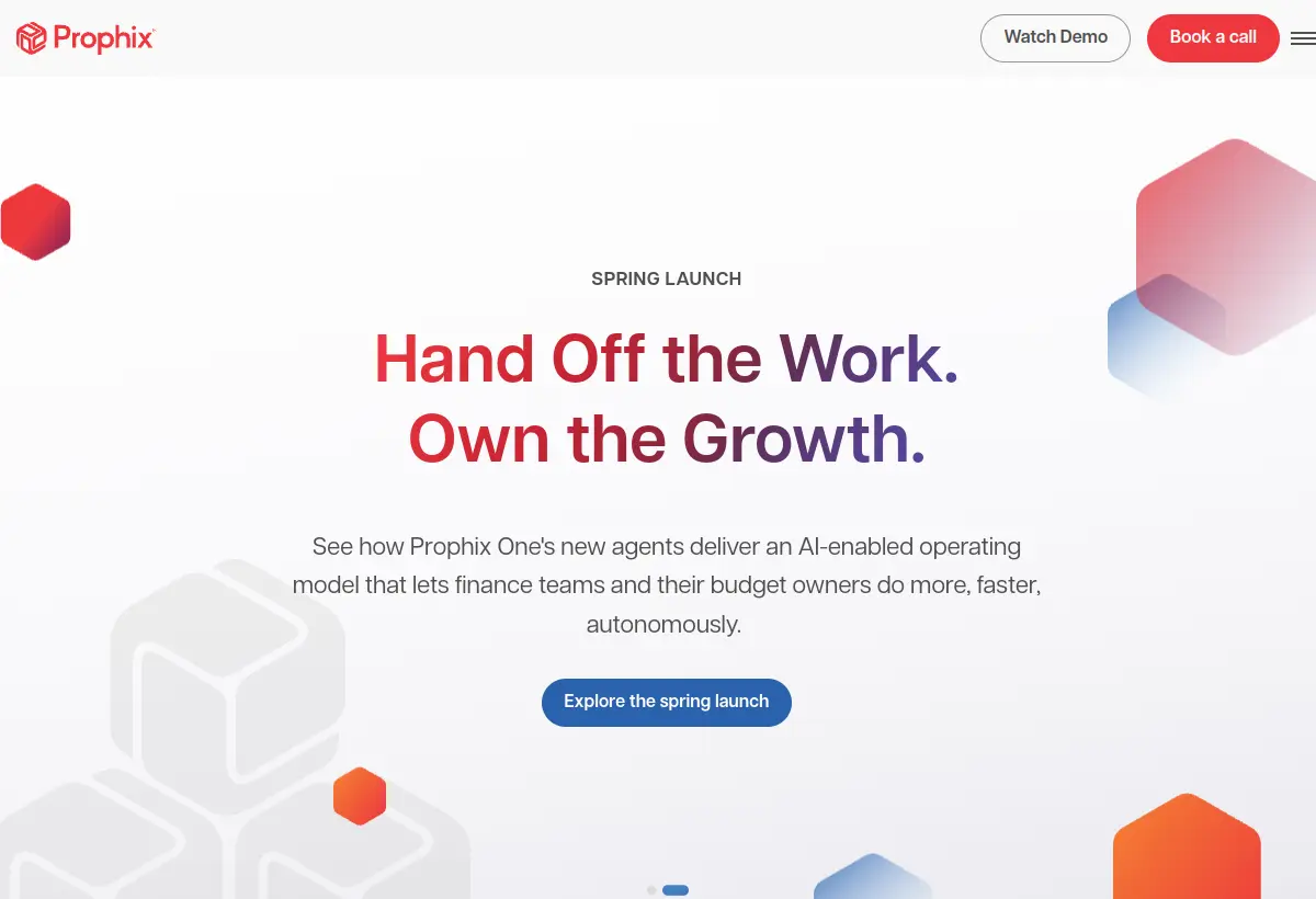 Prophix website