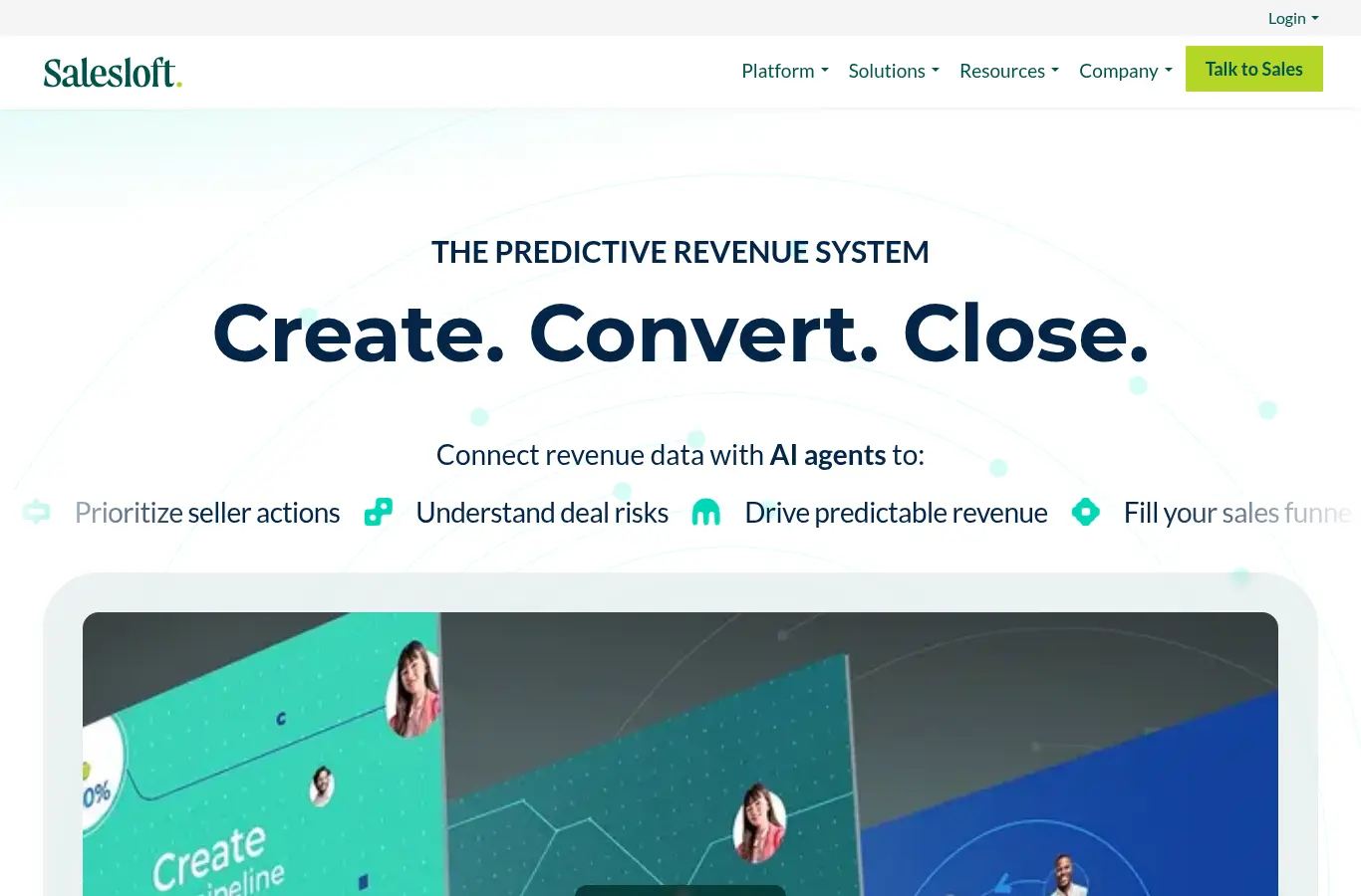 Salesloft website