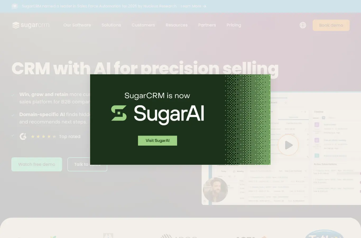 SugarCRM website