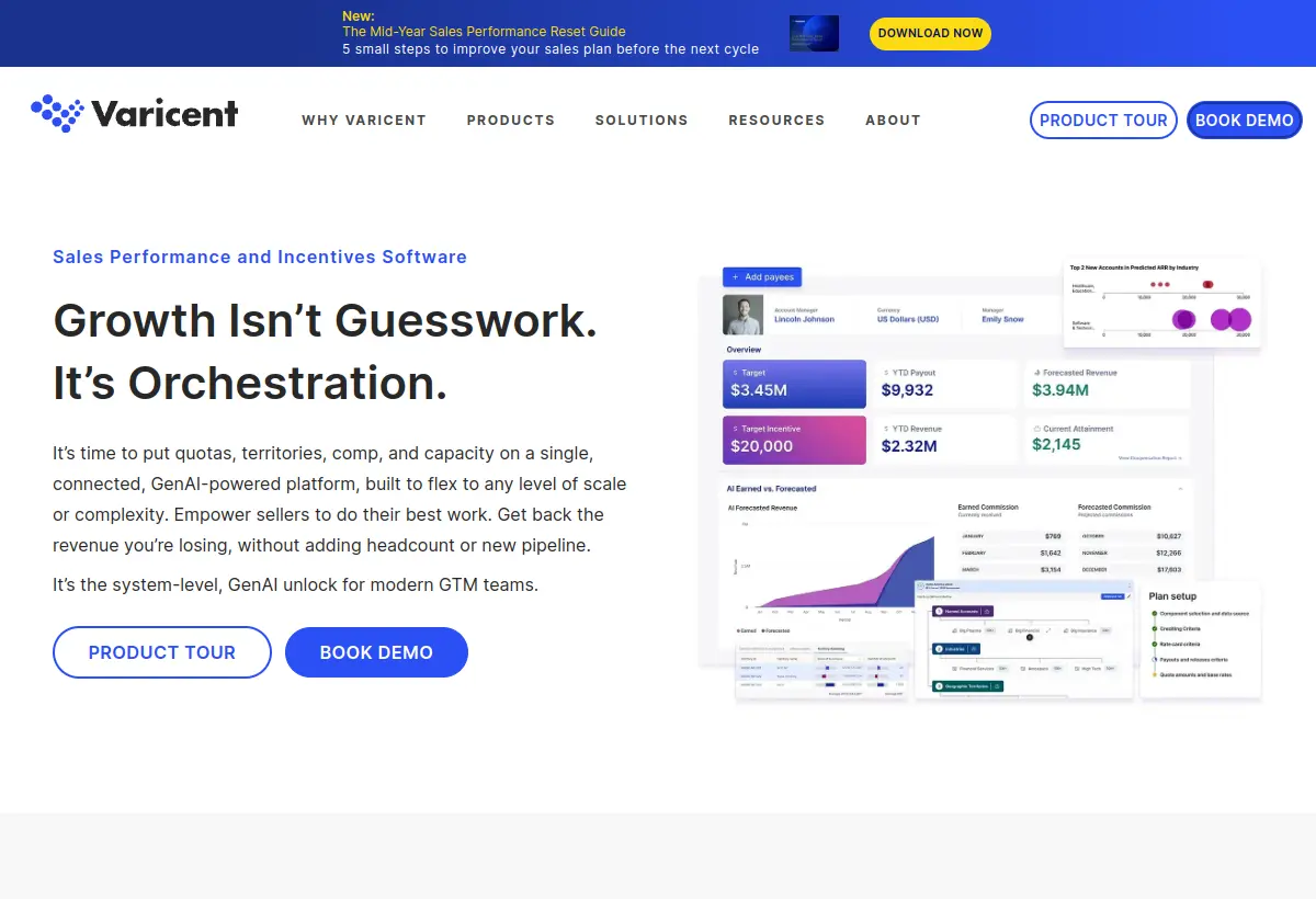 Varicent website