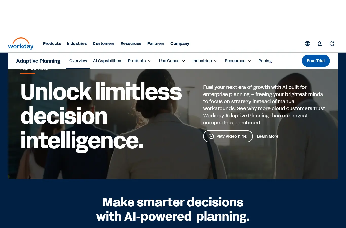 Workday Adaptive Planning website