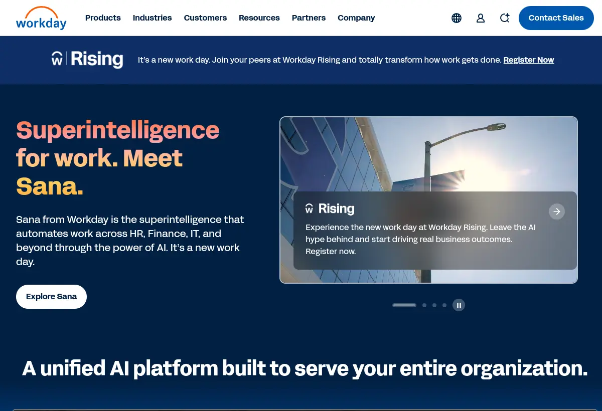 Workday Adaptive Planning website