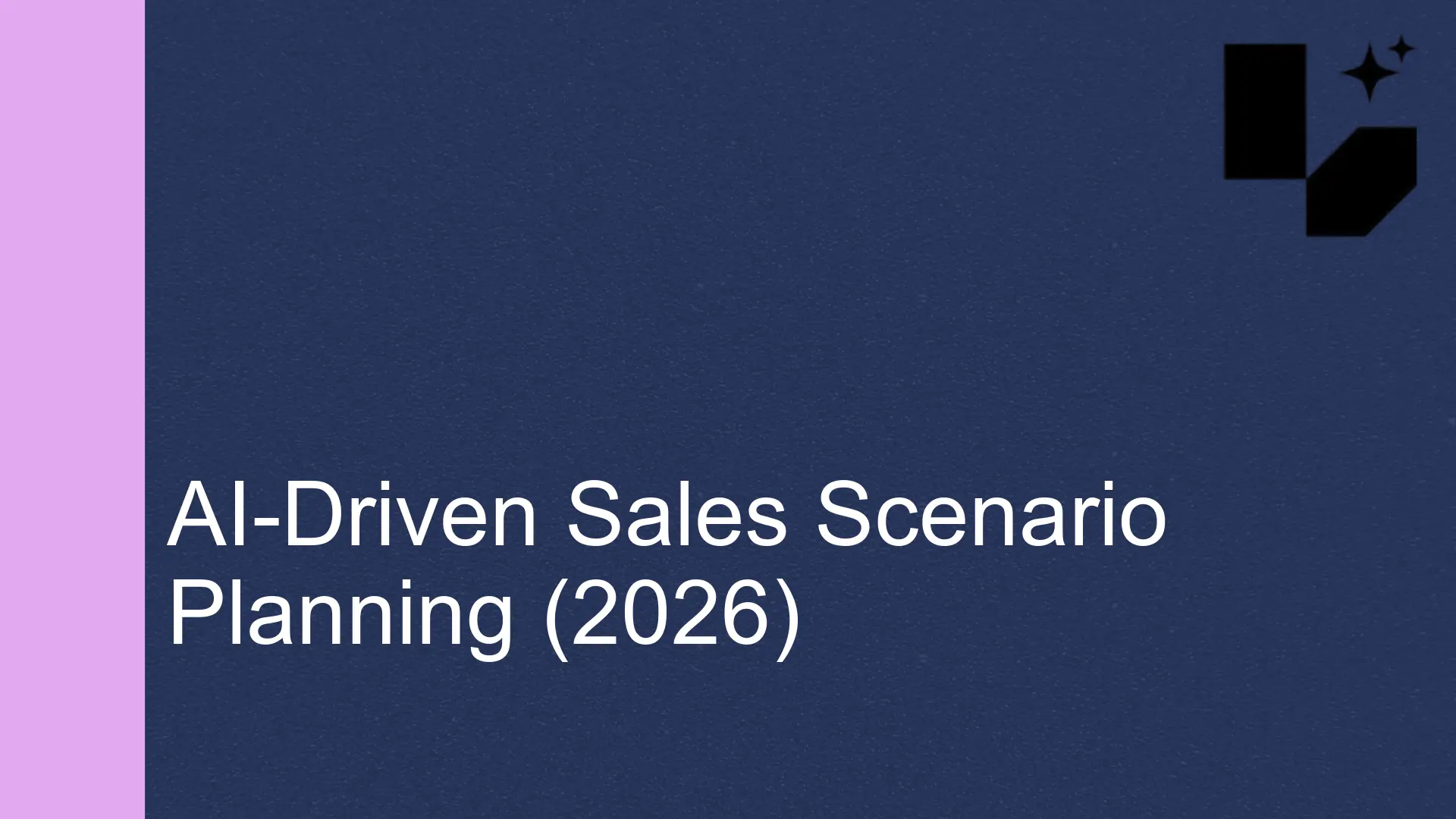 AI-Driven Sales Scenario Planning (2026)