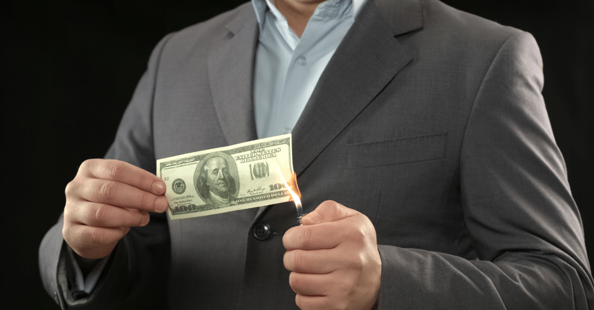 Productive capacity losing money